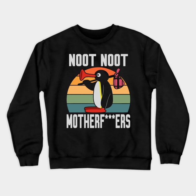 Noot Pingu Noot-christmas 2023 Crewneck Sweatshirt by Work Memes